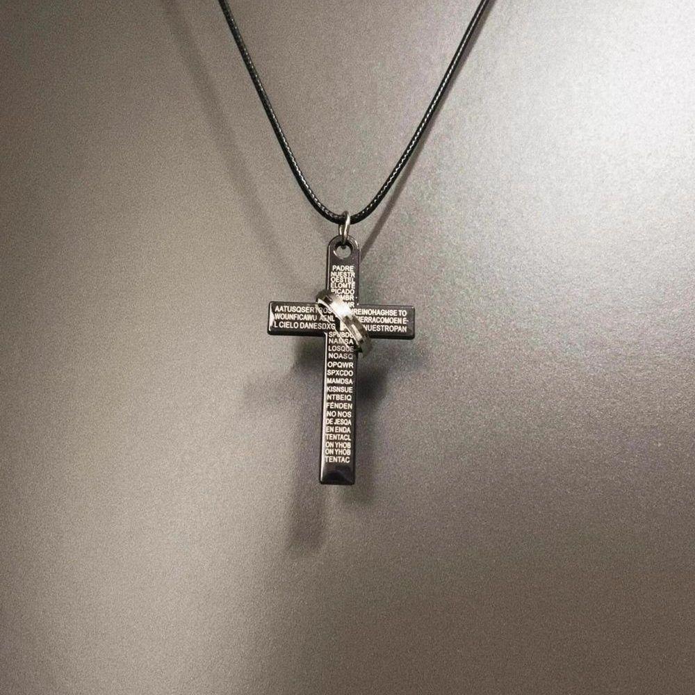 Vintage Cross Shackles Choker Necklace, Antique Style Collar Chain Black rope cross ring necklace
Vintage Cross Shackles Choker Necklace, Antique Style Collar Chain Black rope cross ring necklace