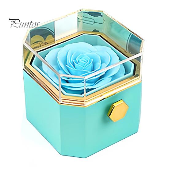 Шкатулка для колец с выдвижным ящиком из консервированных роз. Портативный органайзер для украшений. Подарки на День матери и День святого Валентина. светло-синий
Шкатулка для колец с выдвижным ящиком из консервированных роз. Портативный органайзер для украшений. Подарки на День матери и День святого Валентина. светло-синий