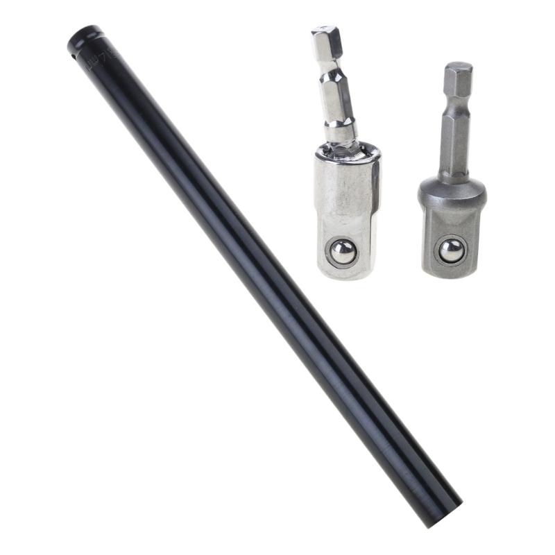 Hollowed Socket with 360 Rotatable 1/2inch Impacts Socket Adapter Hollowed Nut Driver with 1/4 Hexagonal Shank for Ceiling Thread 1
Hollowed Socket with 360 Rotatable 1/2inch Impacts Socket Adapter Hollowed Nut Driver with 1/4 Hexagonal Shank for Ceiling Thread 1