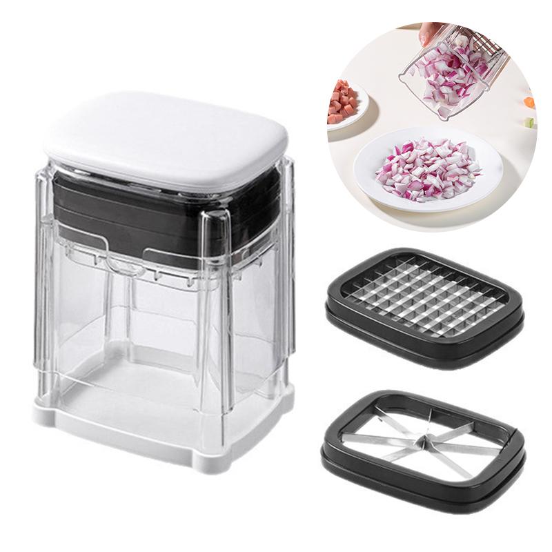 French Fry Cutter For Potato, Mandoline Slicer Vegetable Chopper Potato Slicer With 8-Wedge Blade & Dicer Grid
French Fry Cutter For Potato, Mandoline Slicer Vegetable Chopper Potato Slicer With 8-Wedge Blade & Dicer Grid
