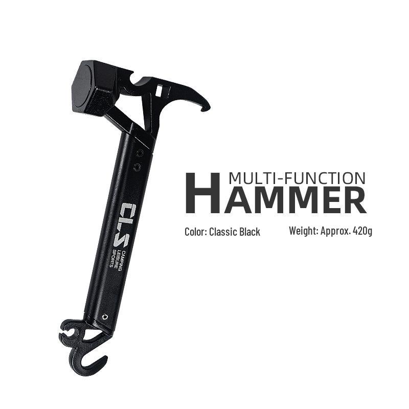 CLS Stainless Steel Multi-Functional Tent Hammer & Bottle Opener 225x100 mm
CLS Stainless Steel Multi-Functional Tent Hammer & Bottle Opener 225x100 mm