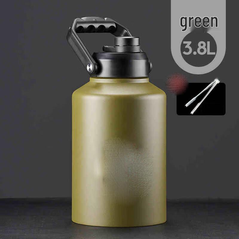 Jikool Stainless Steel Camping Thermos Flask 3.8L
Jikool Stainless Steel Camping Thermos Flask 3.8L