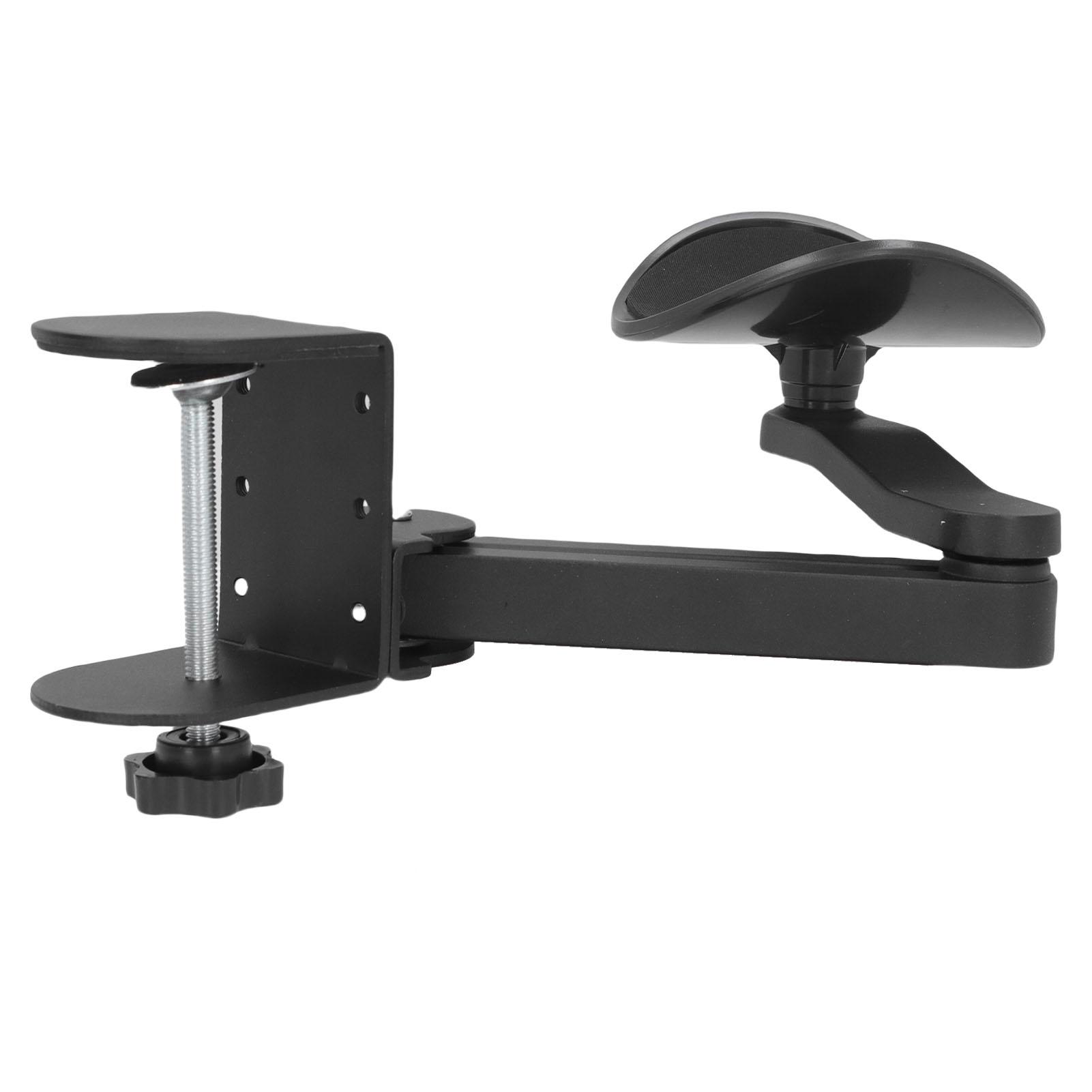 Clamp On Adjustable Arm Rest Support Extender for Desk Armrest Pad 360 Degree Rotating Elbow Rest Holder Steel
Clamp On Adjustable Arm Rest Support Extender for Desk Armrest Pad 360 Degree Rotating Elbow Rest Holder Steel