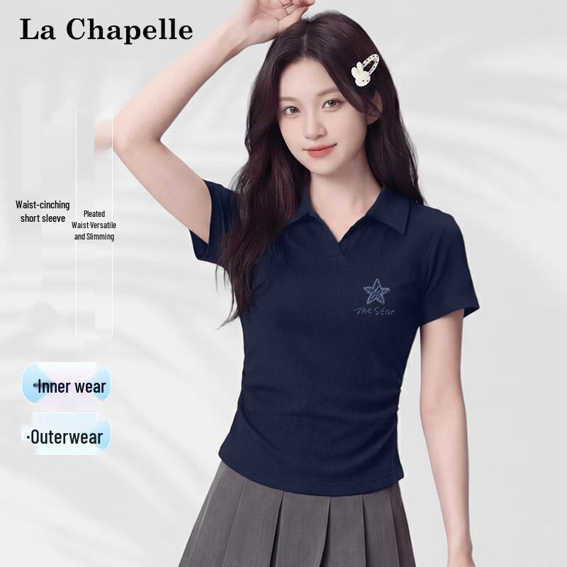 La Chapelle Women s Sweet & Spicy Polo Collar T-Shirt XL
La Chapelle Women s Sweet & Spicy Polo Collar T-Shirt XL