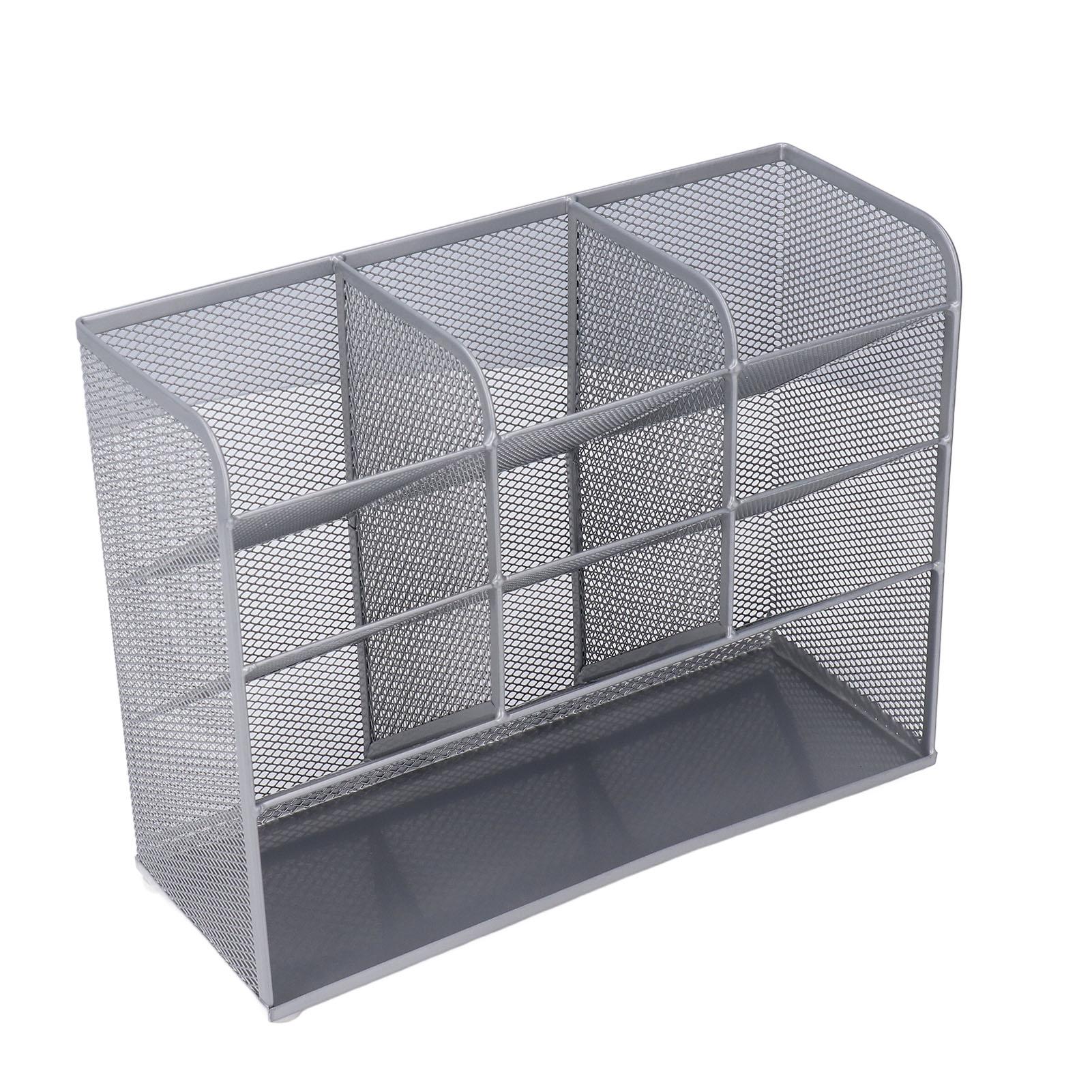 Настольные сетчатые органайзеры для ручек 9 ячеек Большое место для хранения Наклон 45 градусов Многофункциональная подставка для карандашей
Настольные сетчатые органайзеры для ручек 9 ячеек Большое место для хранения Наклон 45 градусов Многофункциональная подставка для карандашей