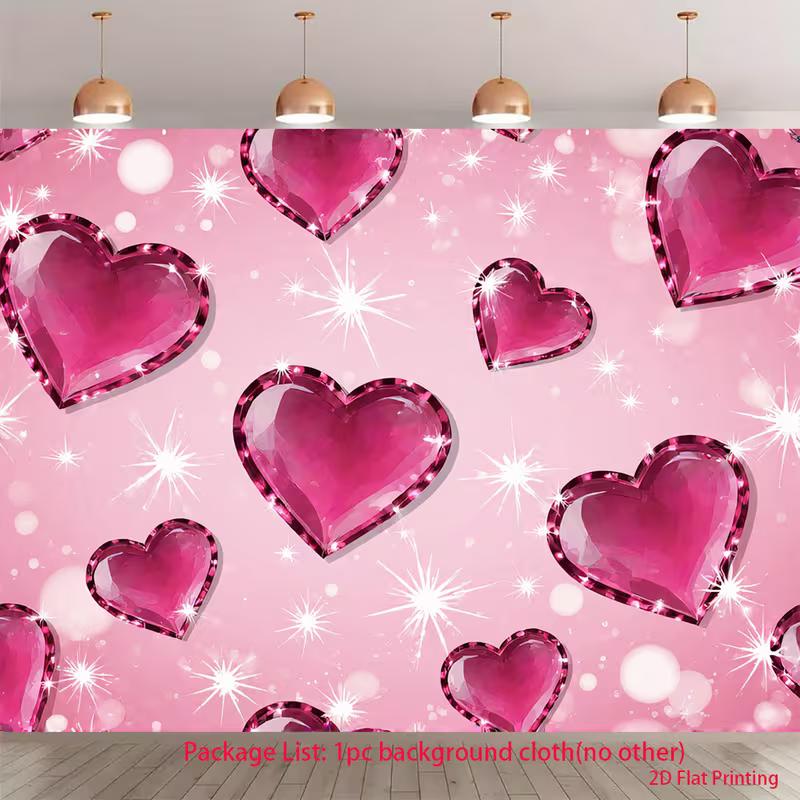 2D Romantic Valentine Backdrop Glitter Diamond Hearts with Bokeh Lights Party Photo Background 47.2x31.5inch/120*80cm
2D Romantic Valentine Backdrop Glitter Diamond Hearts with Bokeh Lights Party Photo Background 47.2x31.5inch/120*80cm