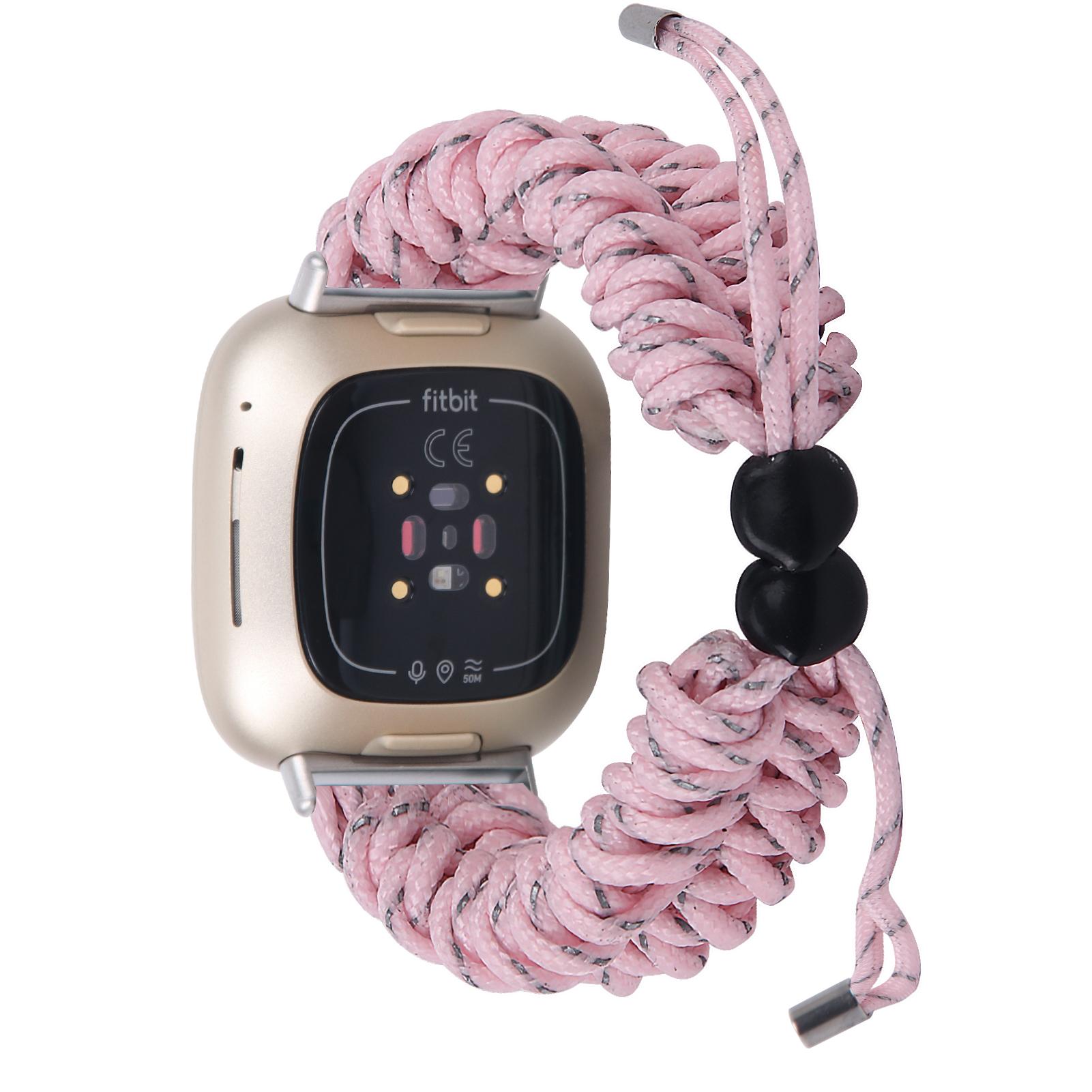 For Fitbit Versa 4/Sense 2 Smart Watch Band Adjustable Braided Wrist Strap Pink/Grey
For Fitbit Versa 4/Sense 2 Smart Watch Band Adjustable Braided Wrist Strap Pink/Grey