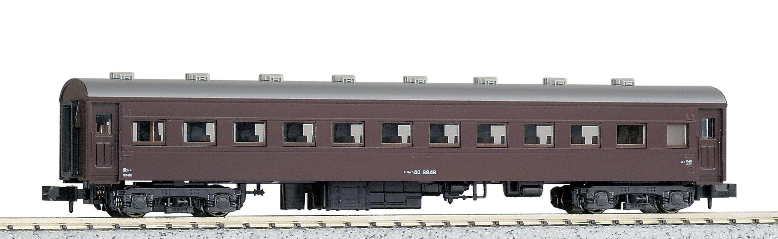 Модель пасажирського вагона коричневого кольору залізниці KATO N Gauge Suha43 5133-1 чорний
Модель пасажирського вагона коричневого кольору залізниці KATO N Gauge Suha43 5133-1 чорний
