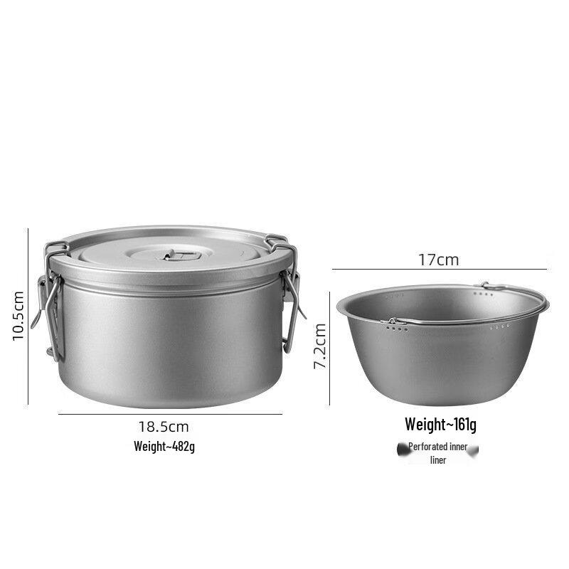 ZISIZ Camping Titanium Micro Pressure Cooker
ZISIZ Camping Titanium Micro Pressure Cooker