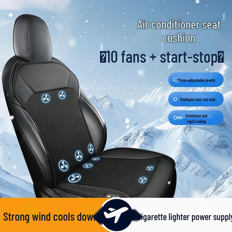 Летняя охлаждающая подушка на сиденье с вентилятором - Дышащая накладка для автомобиля и грузовика для отвода тепла
Летняя охлаждающая подушка на сиденье с вентилятором - Дышащая накладка для автомобиля и грузовика для отвода тепла