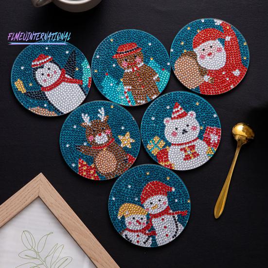 1 Set Diamond Painting Coaster Fine Workmanship DIY Christmas Art Coasters Craft Kit for Adults Kids
1 Set Diamond Painting Coaster Fine Workmanship DIY Christmas Art Coasters Craft Kit for Adults Kids