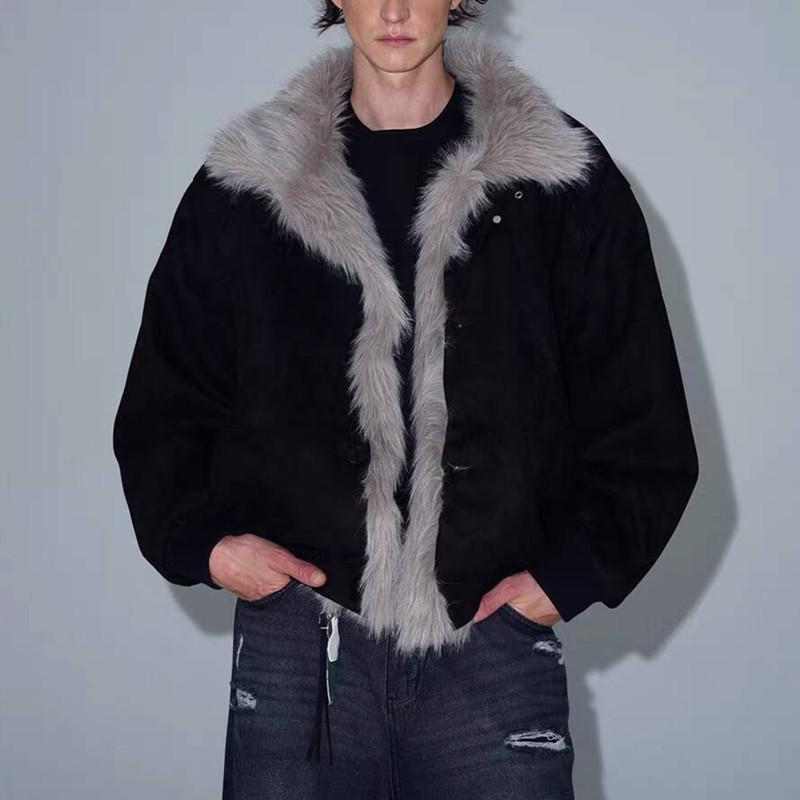 2025 Winter Men s Cotton Padded Jacket with Fur Lining - Short, Thickened, High-End Trendy Style Extra Large чорний
2025 Winter Men s Cotton Padded Jacket with Fur Lining - Short, Thickened, High-End Trendy Style Extra Large чорний