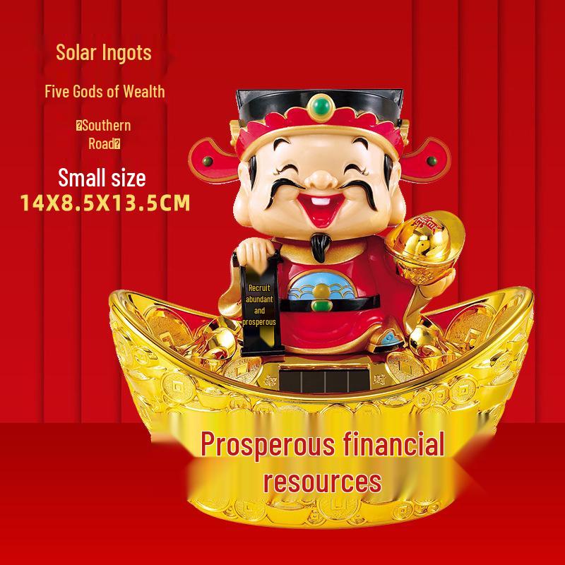 Solar-Powered God of Wealth Shaking Head Car Ornament - Perfect for Ceremonies & New Year Gifts
Solar-Powered God of Wealth Shaking Head Car Ornament - Perfect for Ceremonies & New Year Gifts