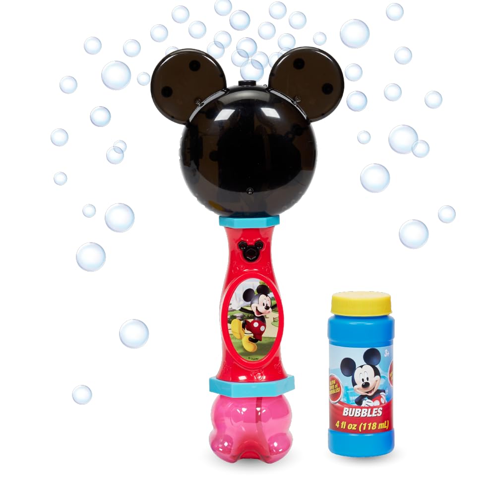 Little Kids Disney Mickey Mouse Light & Sound Musical Bubble Wand with Bubble Solution, Multi (20511)
Little Kids Disney Mickey Mouse Light & Sound Musical Bubble Wand with Bubble Solution, Multi (20511)