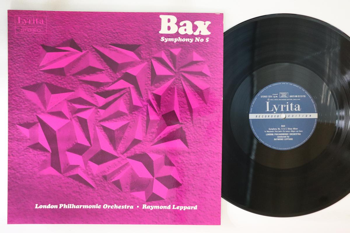 LP Record RAYMOND LEPPARD LONDON PHILHARMONI Bax Symphony No 5 SRCS58 LYRITA RECORDE 1972 UK Classical Used
LP Record RAYMOND LEPPARD LONDON PHILHARMONI Bax Symphony No 5 SRCS58 LYRITA RECORDE 1972 UK Classical Used