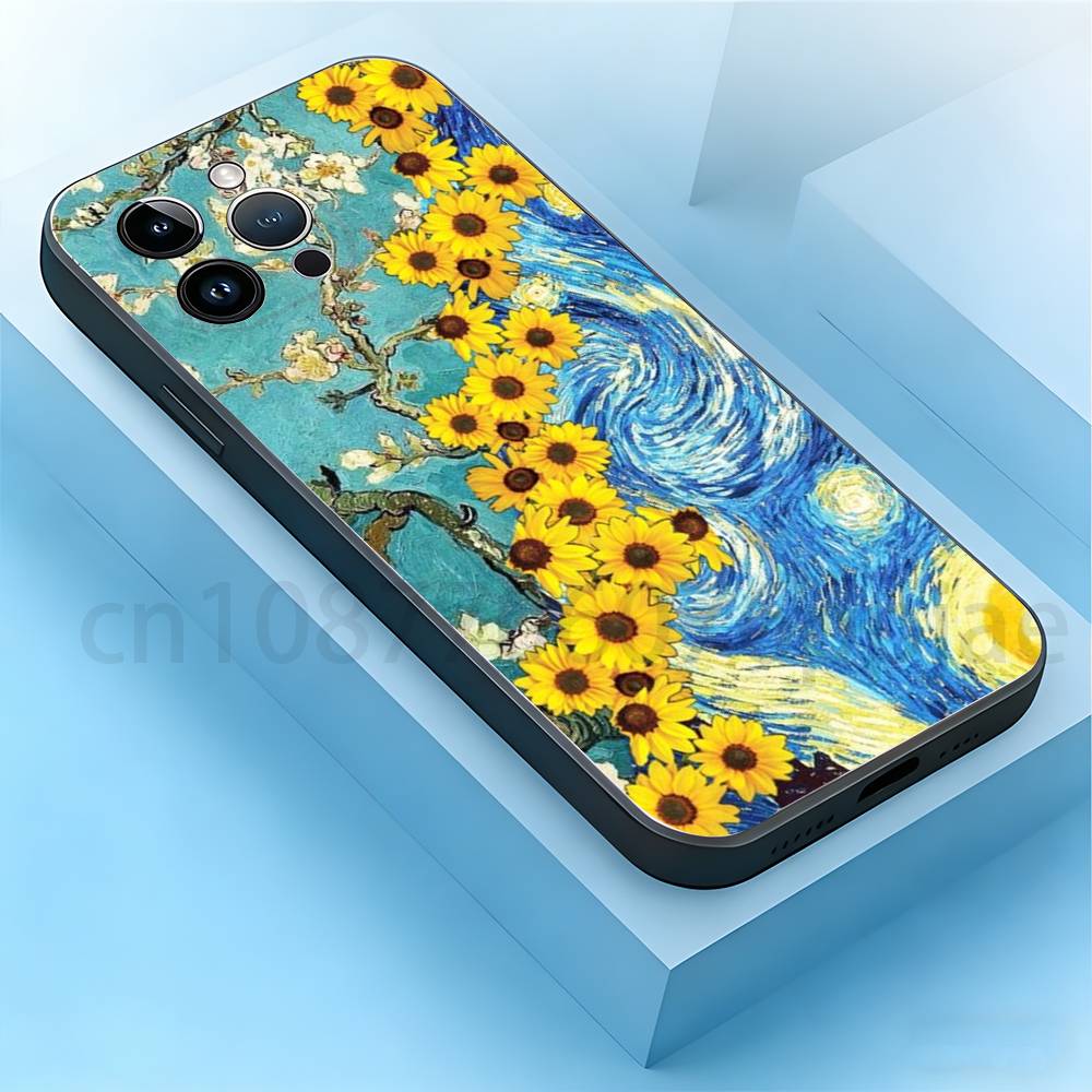 Retro Van Gogh Oil Painting Phone Case For iPhone 17,16,15,14,13,12,11,XR,Pro,Max,Plus,mini, Silicone Black Cover iPhone15pro
Retro Van Gogh Oil Painting Phone Case For iPhone 17,16,15,14,13,12,11,XR,Pro,Max,Plus,mini, Silicone Black Cover iPhone15pro