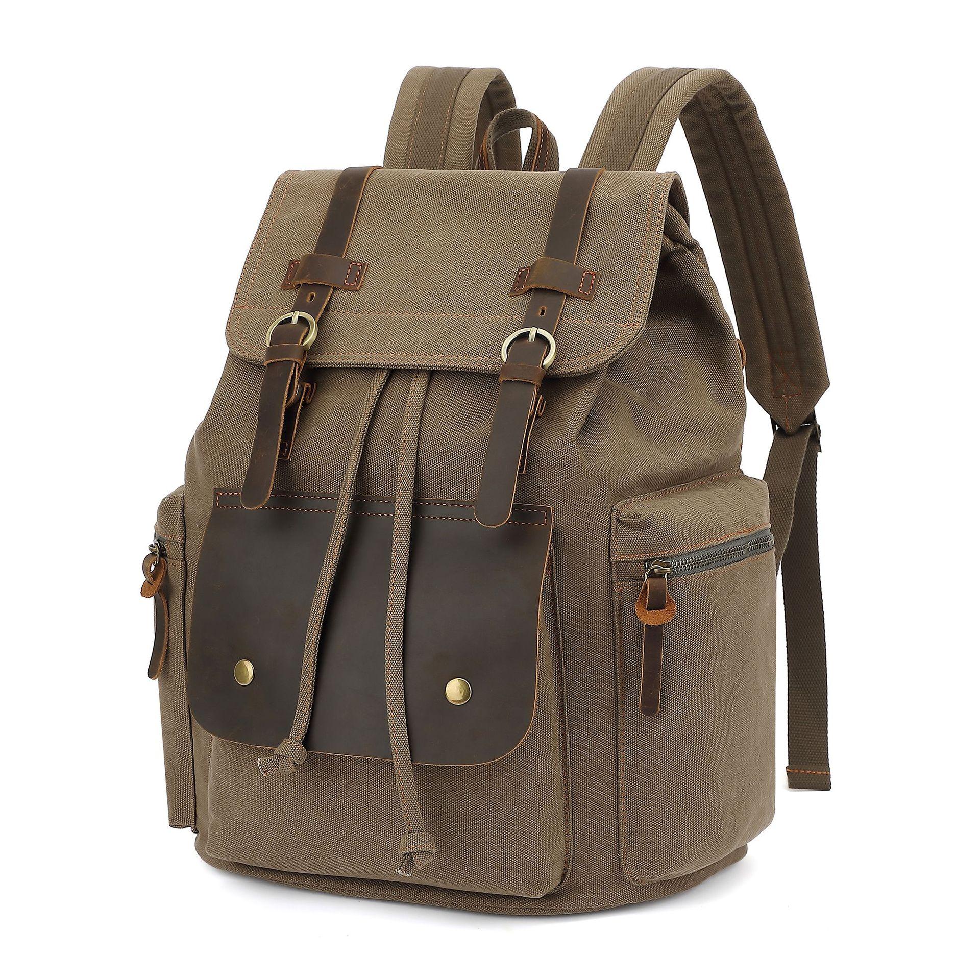 Vintage Canvas Backpacks For Men Large Capacity Laptop Backpacks Durable Canvas Briefcase Rucksack for Business Travel Office 32-19-42cm зелений
Vintage Canvas Backpacks For Men Large Capacity Laptop Backpacks Durable Canvas Briefcase Rucksack for Business Travel Office 32-19-42cm зелений