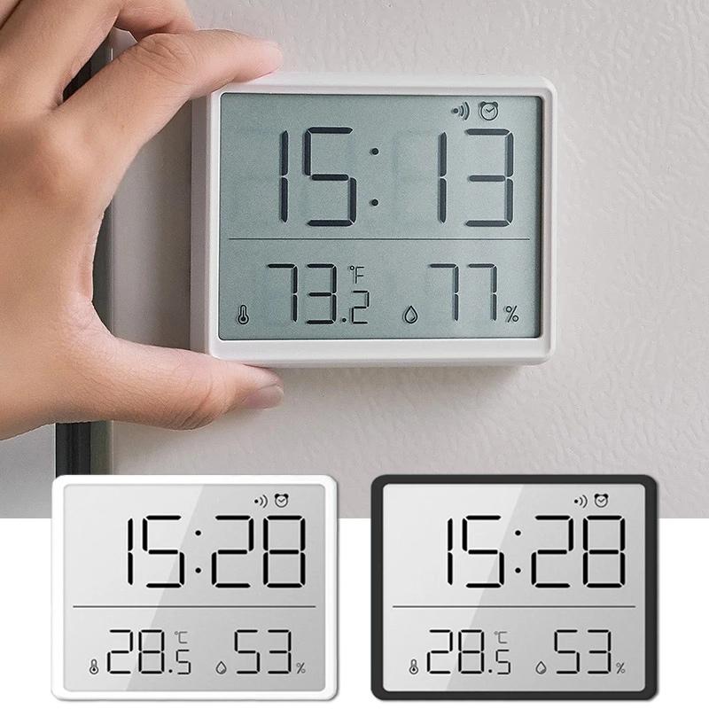Ultra Thin Alarm Clock Temperature Hygrometer Multifunction Magnetic Design Digital Clock Wall-mounted Electronic Desk Clocks белый
Ultra Thin Alarm Clock Temperature Hygrometer Multifunction Magnetic Design Digital Clock Wall-mounted Electronic Desk Clocks белый