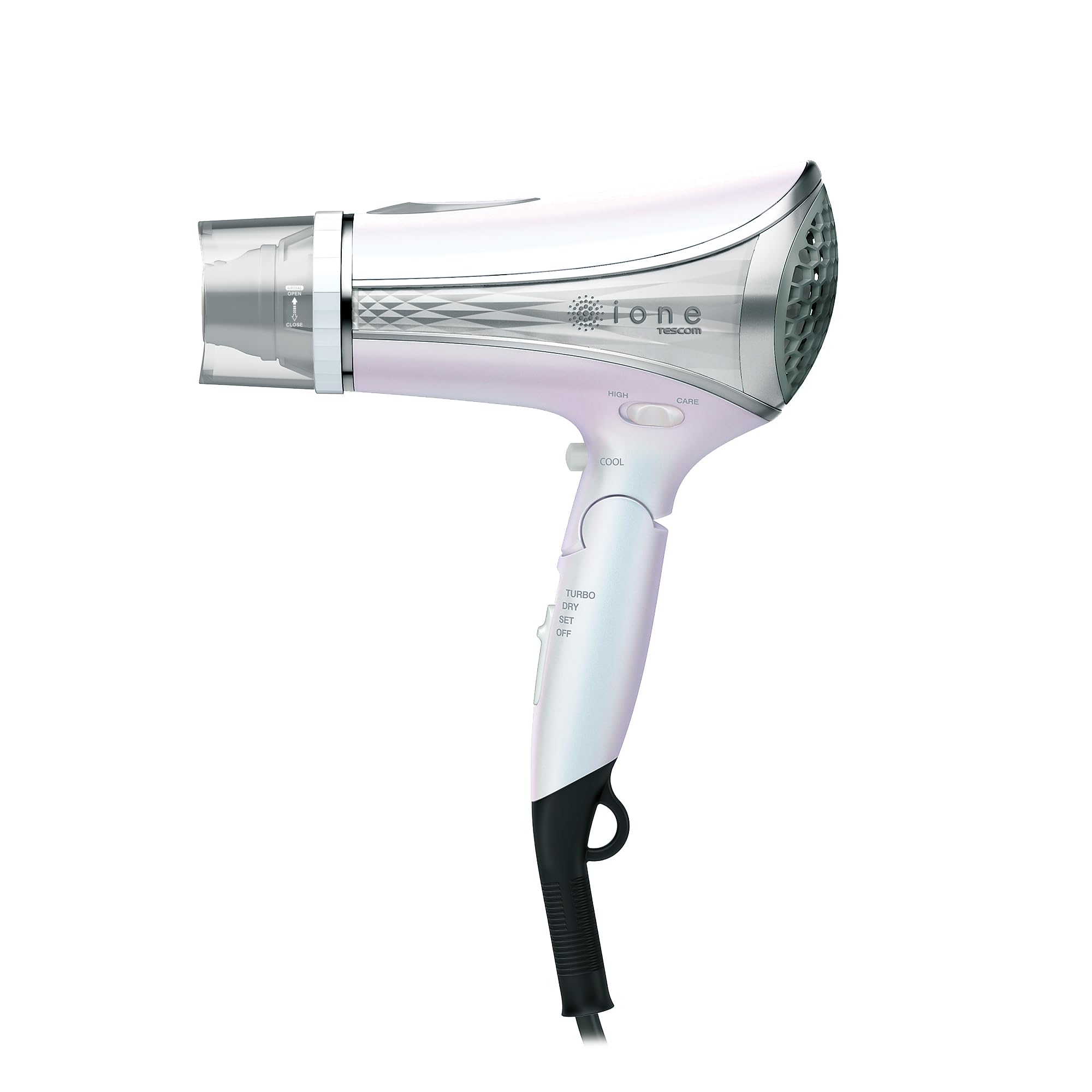 Tescom Hair Negative Large Air Easy Prism White Dryer, Ion, Foldable, Volume, Plug, TID1100B-W
Tescom Hair Negative Large Air Easy Prism White Dryer, Ion, Foldable, Volume, Plug, TID1100B-W
