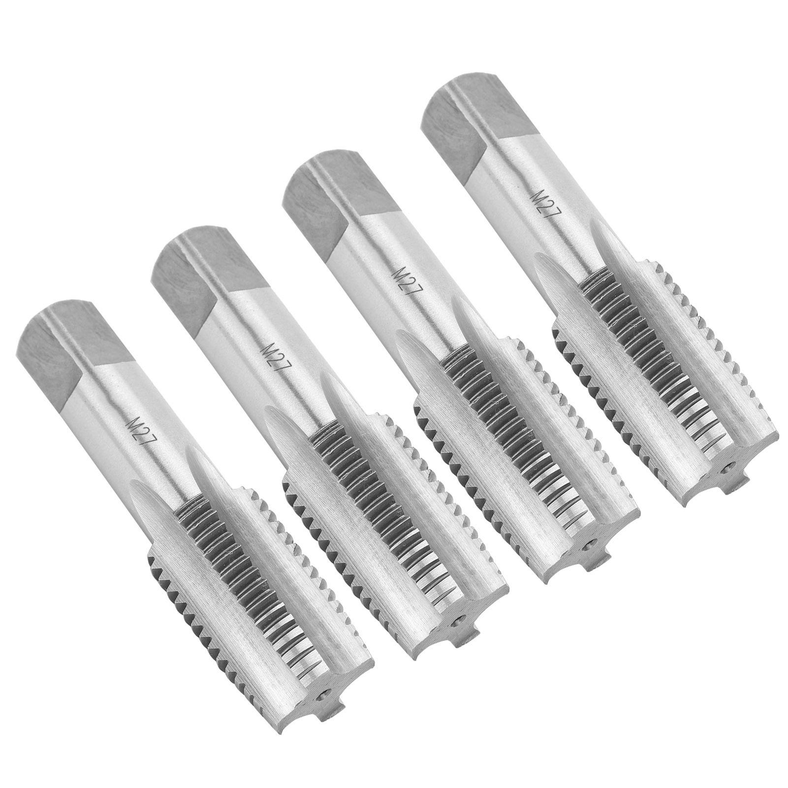 4 шт. М27 ручной метчик из легированной инструментальной стали с прямой канавкой и метрической резьбой для сверления
4 шт. М27 ручной метчик из легированной инструментальной стали с прямой канавкой и метрической резьбой для сверления