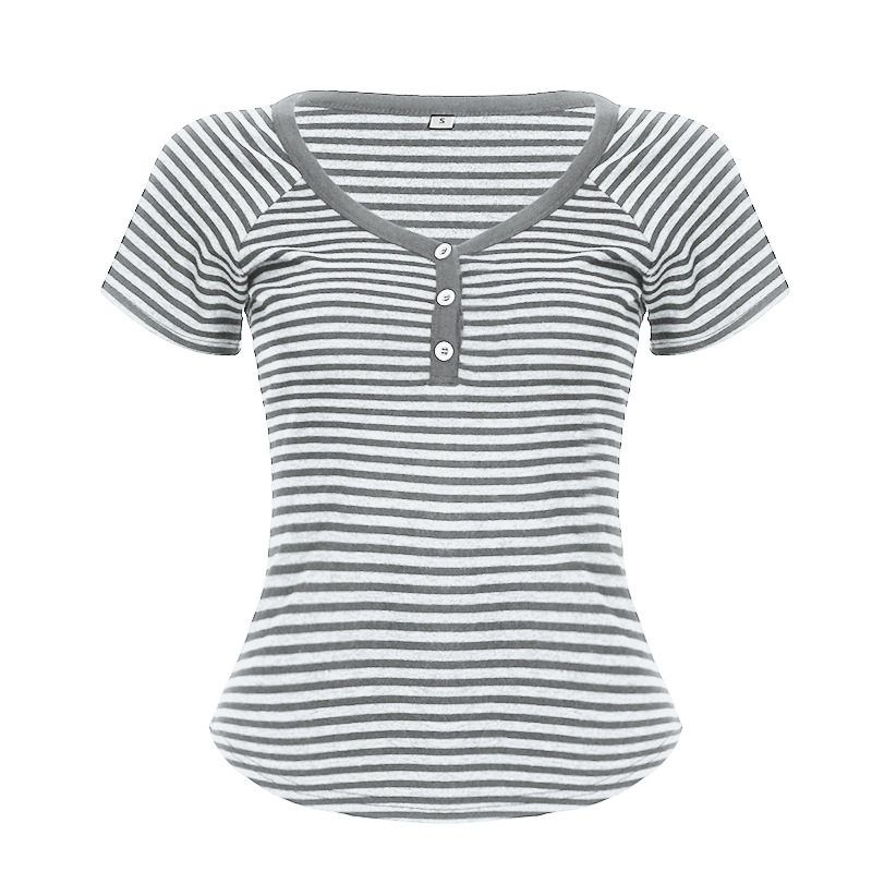Off-Shoulder Striped Lightweight Slim-Fit Long-Sleeve T-Shirt, Sexy and Simple, Versatile and Slimming Casual Top 28509 Light Gray S
Off-Shoulder Striped Lightweight Slim-Fit Long-Sleeve T-Shirt, Sexy and Simple, Versatile and Slimming Casual Top 28509 Light Gray S