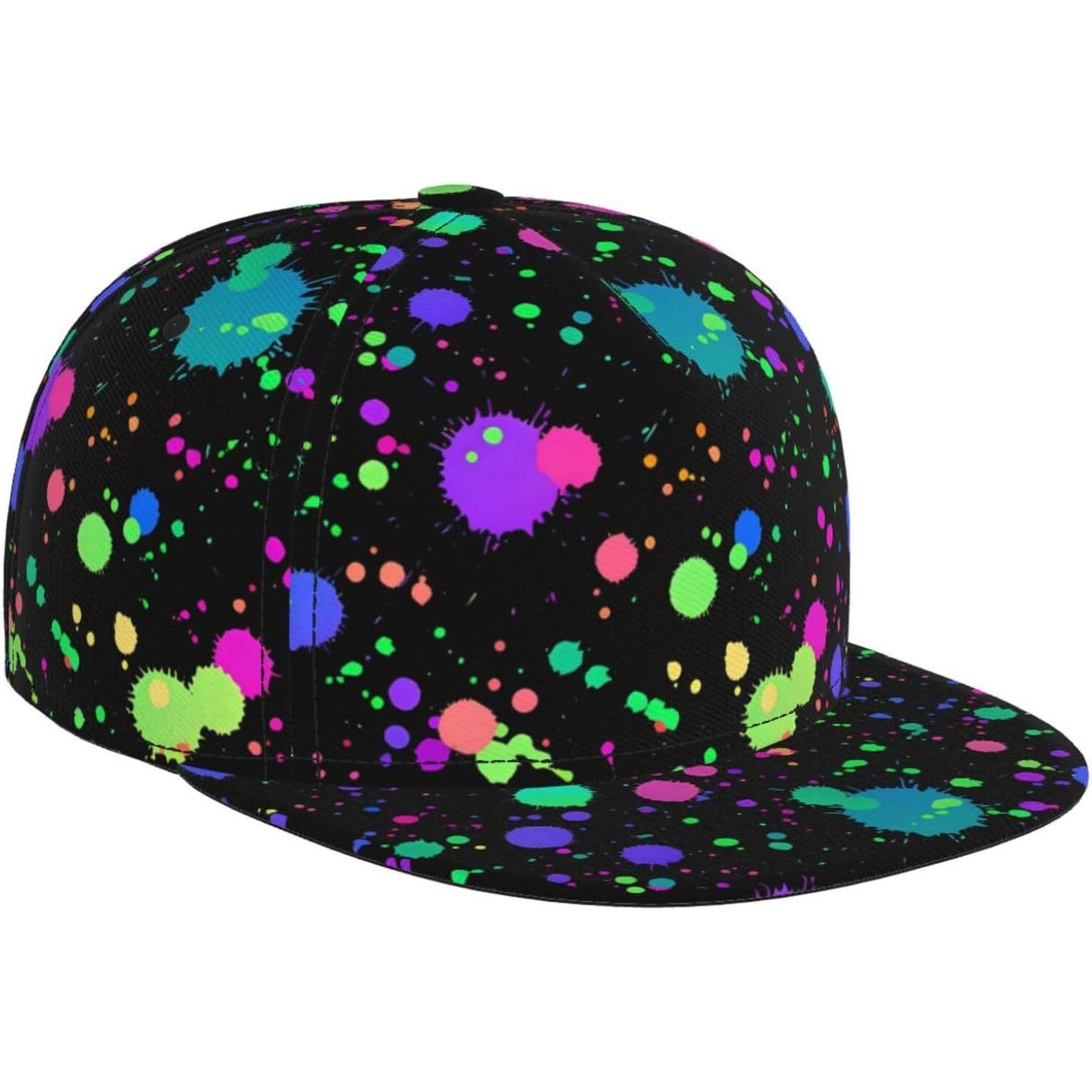 Splatter Neon Baseball Cap for Men Women Adjustable Trucker Hat Snapback Sun Dad Cap Lightweight Unisex for Summer Sport Travel One Size
Splatter Neon Baseball Cap for Men Women Adjustable Trucker Hat Snapback Sun Dad Cap Lightweight Unisex for Summer Sport Travel One Size