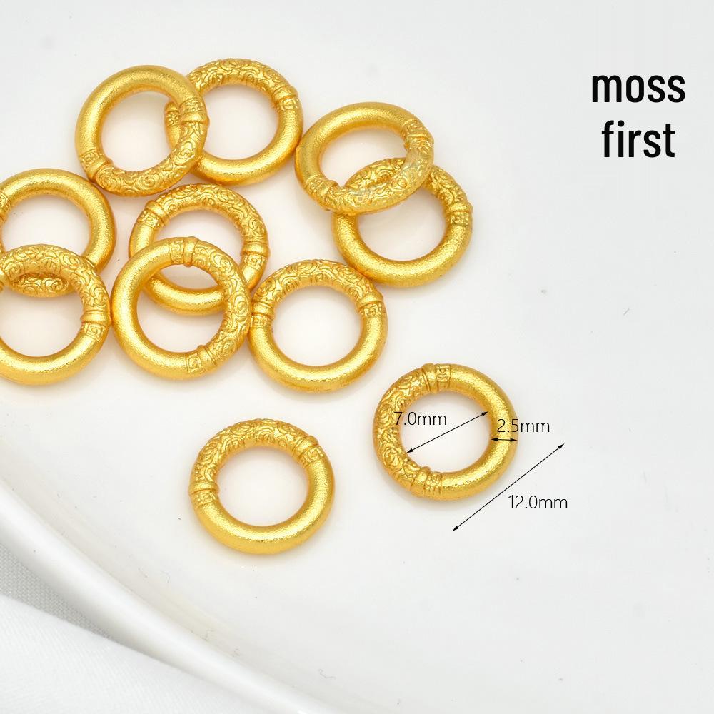 Gold-Toned Closed Circle Spacer Bead for DIY Bracelets - Ancient Method, Color-Retaining Jewelry Accessory
Gold-Toned Closed Circle Spacer Bead for DIY Bracelets - Ancient Method, Color-Retaining Jewelry Accessory