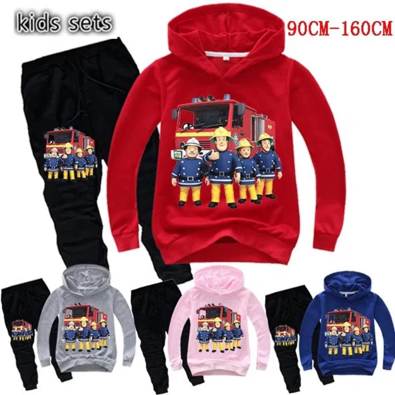 New Clothes Set A Rescue Team Fireman Sam Children Tracksuit Kids Clothing Suit Boys and Girls Hoodie + Pants 100CM синій
New Clothes Set A Rescue Team Fireman Sam Children Tracksuit Kids Clothing Suit Boys and Girls Hoodie + Pants 100CM синій