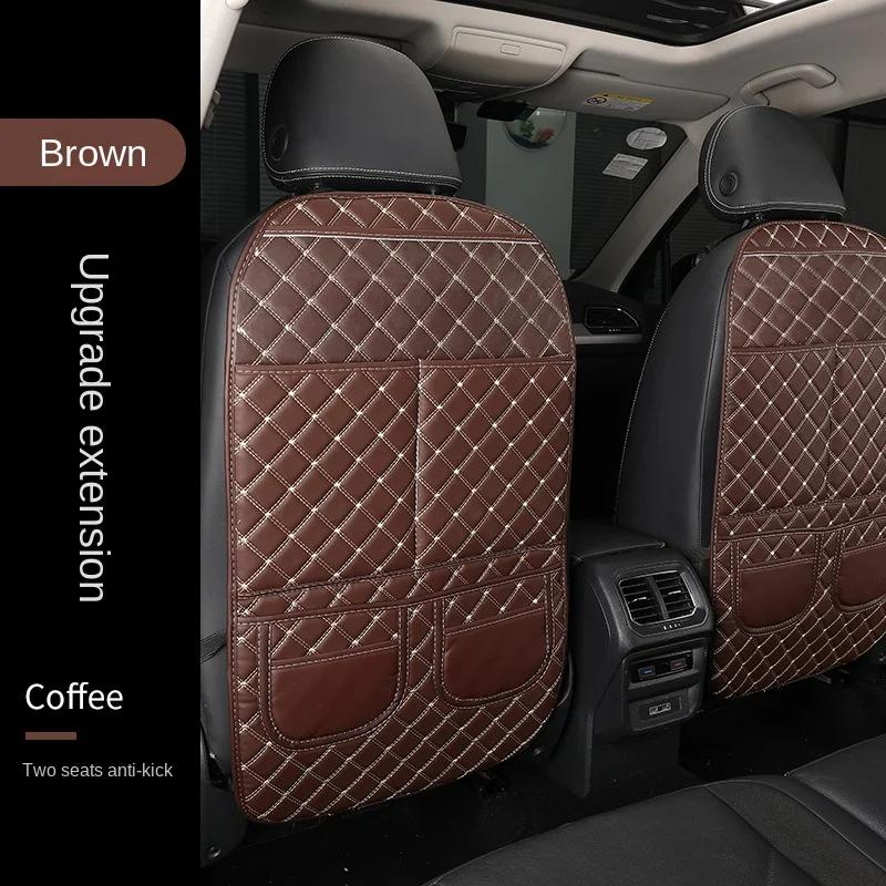 Автомобильный противоударный коврик с карманом-органайзером, кожаный универсальный защитный чехол для спинки сиденья, водонепроницаемый детский коврик для заднего сиденья
Автомобильный противоударный коврик с карманом-органайзером, кожаный универсальный защитный чехол для спинки сиденья, водонепроницаемый детский коврик для заднего сиденья