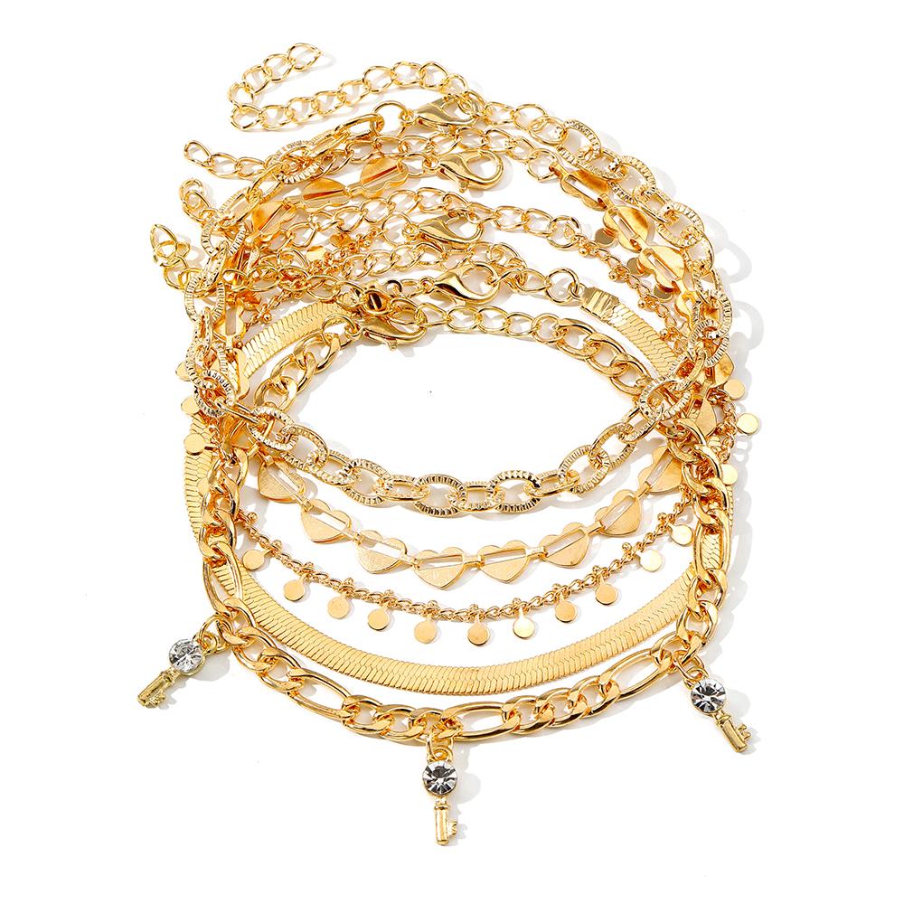 Змеиная Цепочка Любовь Бриллиантовый Ножный Браслет 5 Шт. Золотой Подвеска Из Искусственного Алмаза Любовь Выдалбленная Цепочка С Замком Цепочка Змеиной Кости Браслет Для Девочек Аксессуары Для Ножного Браслета золотой
Змеиная Цепочка Любовь Бриллиантовый Ножный Браслет 5 Шт. Золотой Подвеска Из Искусственного Алмаза Любовь Выдалбленная Цепочка С Замком Цепочка Змеиной Кости Браслет Для Девочек Аксессуары Для Ножного Браслета золотой