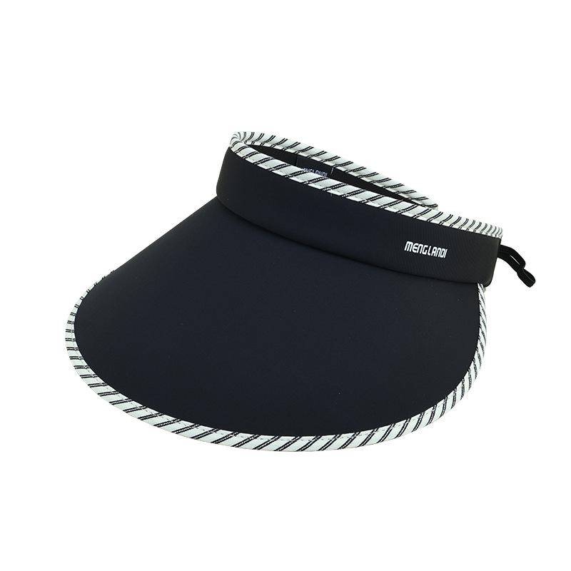 Summer Wide-Brimmed Striped Headband Visor Fashionable Hats Women Sunhat Open Top 56-58cm чорний
Summer Wide-Brimmed Striped Headband Visor Fashionable Hats Women Sunhat Open Top 56-58cm чорний