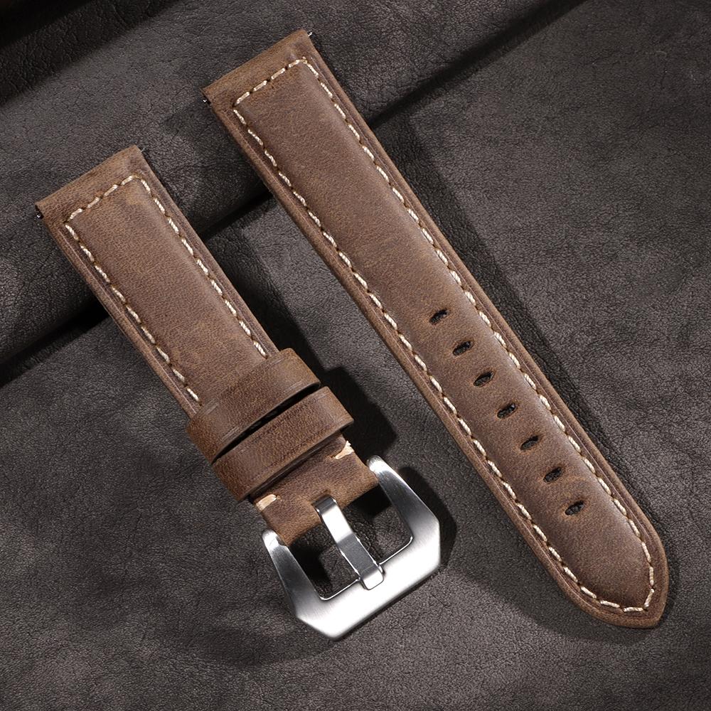 Genuine Cow Leather Business Soft Watchbands 20mm 22mm 24mm Steel Buckle Black Brown Wristwatch Bamboo Straps Watch Accessories 20mm коричневий
Genuine Cow Leather Business Soft Watchbands 20mm 22mm 24mm Steel Buckle Black Brown Wristwatch Bamboo Straps Watch Accessories 20mm коричневий