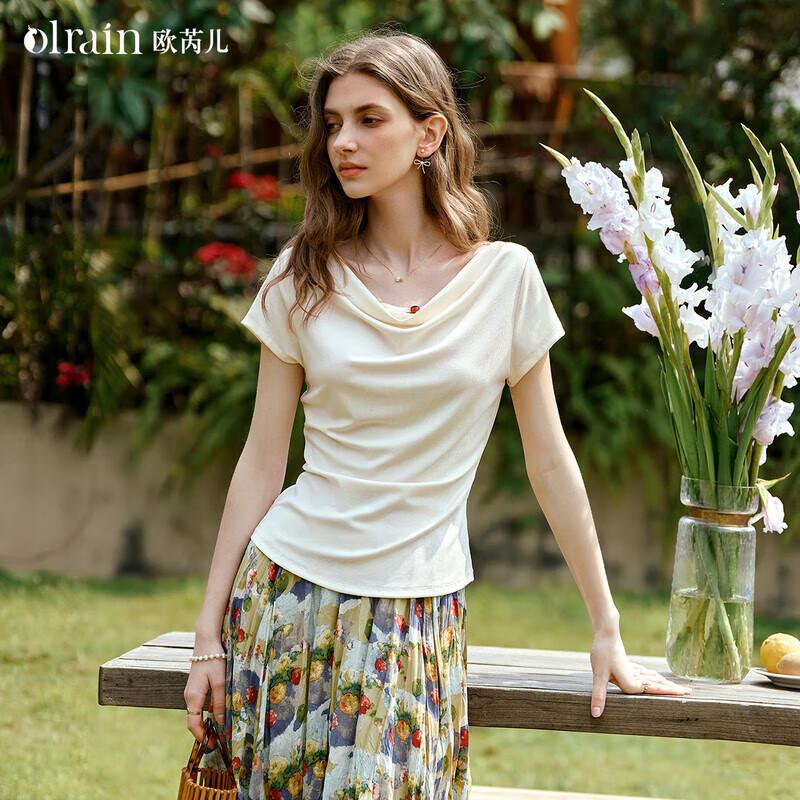 Olrain Women s Cowl Neck Slim Fit Short Sleeve T-Shirt L
Olrain Women s Cowl Neck Slim Fit Short Sleeve T-Shirt L