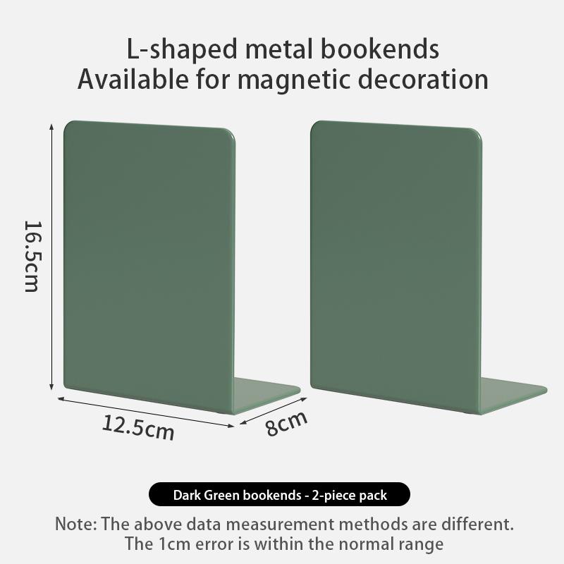 Bookends 6 Pair, White Metal Book Ends, Bookends For Shelves, Book Stopper For Heavy Books, Book Dividers For Home Office
Bookends 6 Pair, White Metal Book Ends, Bookends For Shelves, Book Stopper For Heavy Books, Book Dividers For Home Office