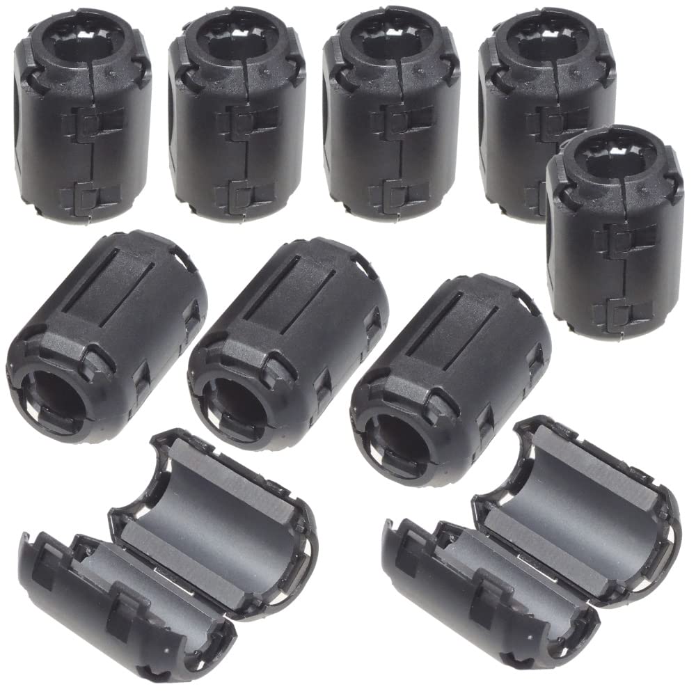 KAUMO Ferrite Core 10 Pack Стійкий до високих температур Стійкий до корозії Зносостійкий Шумовий фільтр Шумопоглинання 13 мм
KAUMO Ferrite Core 10 Pack Стійкий до високих температур Стійкий до корозії Зносостійкий Шумовий фільтр Шумопоглинання 13 мм