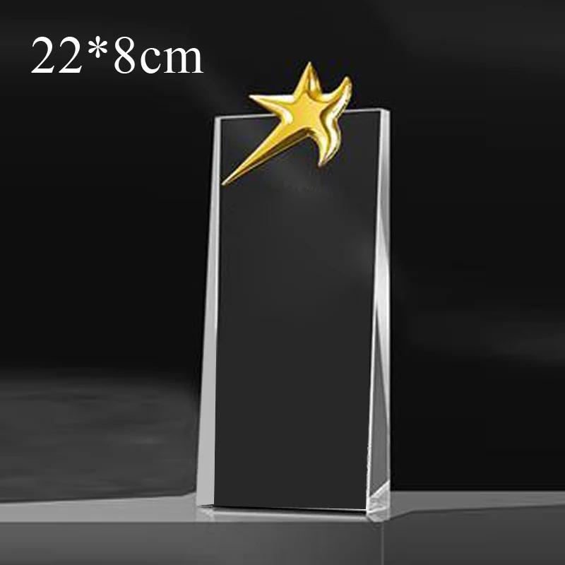 Customized Crystal Trophy with Metal Pendant, Beveled Version Trophy, Customized Award, Company Award, Staff, Free Engraving 1Pc
Customized Crystal Trophy with Metal Pendant, Beveled Version Trophy, Customized Award, Company Award, Staff, Free Engraving 1Pc