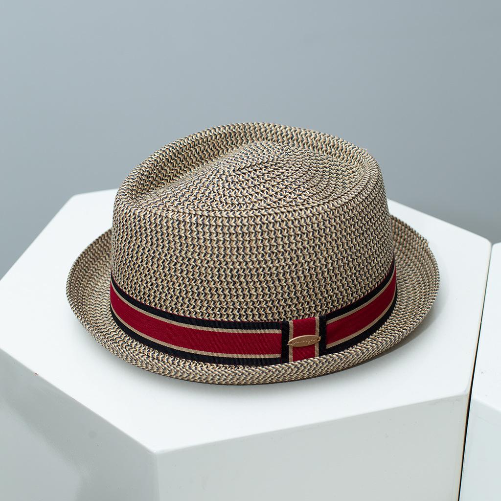Vintage British Trilby Straw Hat Men Summer Breathable Jazz Fedora Beach Sun Caps Panama Cuban Travel Cap with Feather Chapeau M 56-58
Vintage British Trilby Straw Hat Men Summer Breathable Jazz Fedora Beach Sun Caps Panama Cuban Travel Cap with Feather Chapeau M 56-58