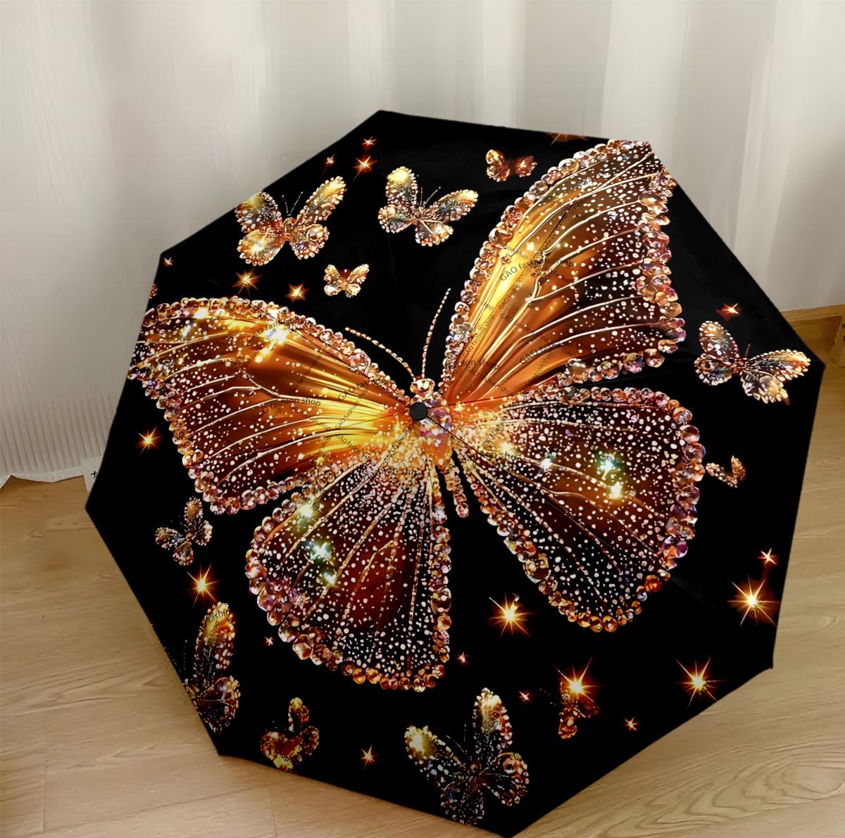 Purple Butterfly Garden Compact Travel Automatic Umbrella Compact 8-Rib Design Durable Plastic & Iron for Outdoor Daily Use Fashion Lovers
Purple Butterfly Garden Compact Travel Automatic Umbrella Compact 8-Rib Design Durable Plastic & Iron for Outdoor Daily Use Fashion Lovers