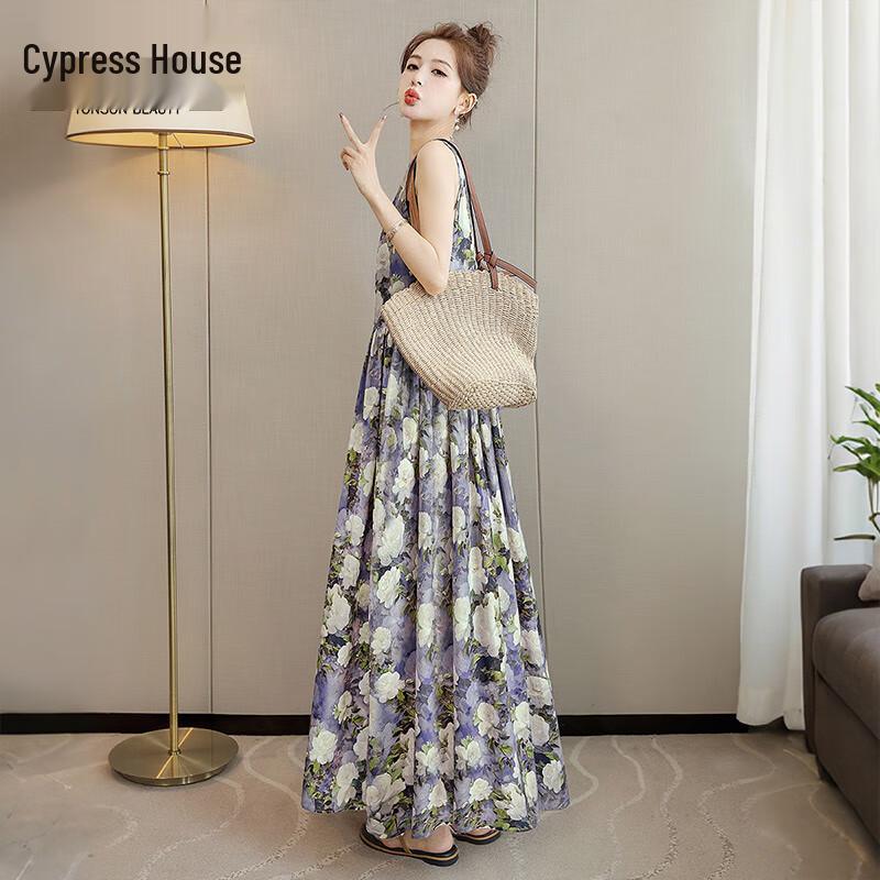 Women s Summer Floral A-Line Sleeveless Maxi Dress S
Women s Summer Floral A-Line Sleeveless Maxi Dress S