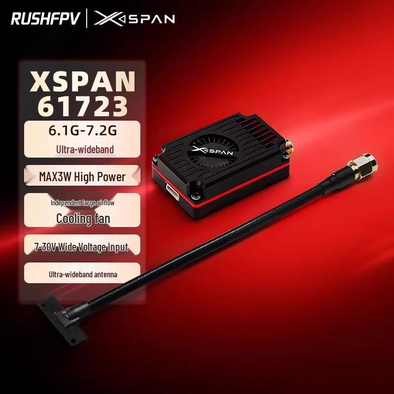 RUSHFPV Blade 3W Ultra-wideband FPV Video Transmitter Kit
RUSHFPV Blade 3W Ultra-wideband FPV Video Transmitter Kit