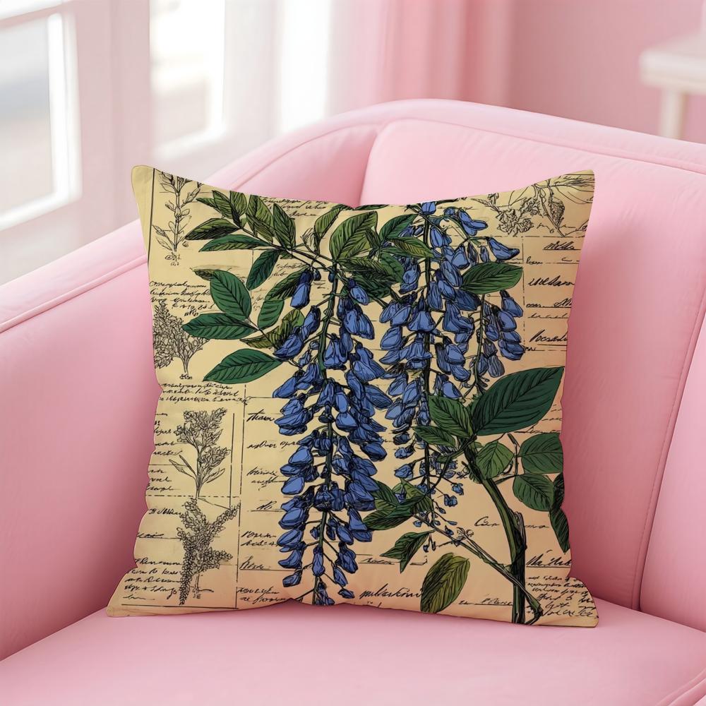 Wisteria Magazine Print Cushion Cover Linen Pillowcase Cover Soft Decor for Sofa Home Room 30X30cm
Wisteria Magazine Print Cushion Cover Linen Pillowcase Cover Soft Decor for Sofa Home Room 30X30cm