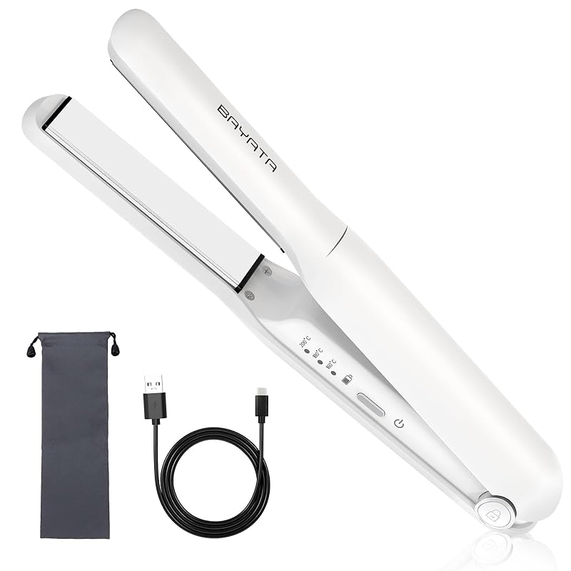 hair iron cordless USB rechargeable mini straight iron Three-stage temperature control small size bangs/long hair/short hair carry unisex Small
hair iron cordless USB rechargeable mini straight iron Three-stage temperature control small size bangs/long hair/short hair carry unisex Small