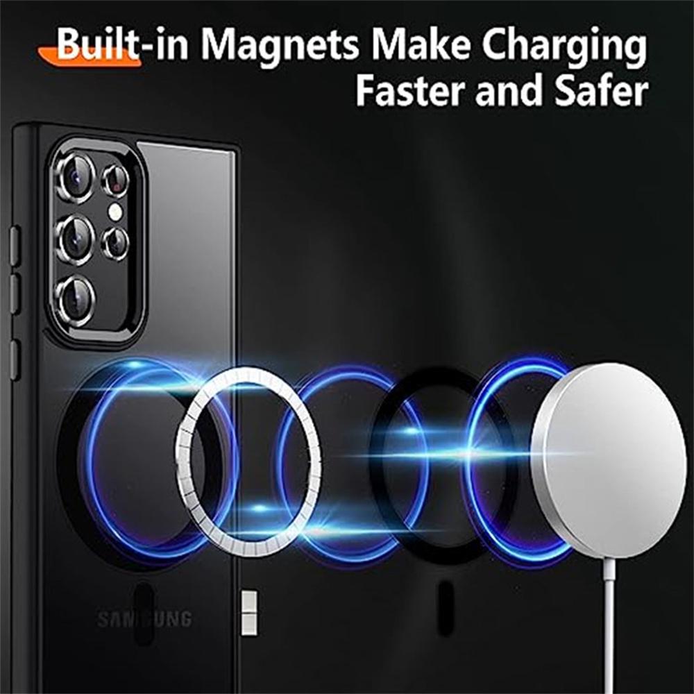 For Samsung Galaxy S25 Ultra Magnetic Case Acrylic+TPU Phone Cover with Camera Lens Protector Titanium Grey
For Samsung Galaxy S25 Ultra Magnetic Case Acrylic+TPU Phone Cover with Camera Lens Protector Titanium Grey