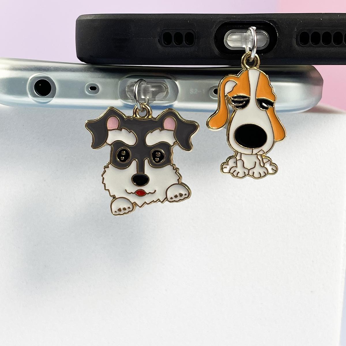 Cute Dog Phone Dust Stopper Accessories Decoration Pendant Suitable for iPhone Samsung Type-C Interface Universal Android
Cute Dog Phone Dust Stopper Accessories Decoration Pendant Suitable for iPhone Samsung Type-C Interface Universal Android