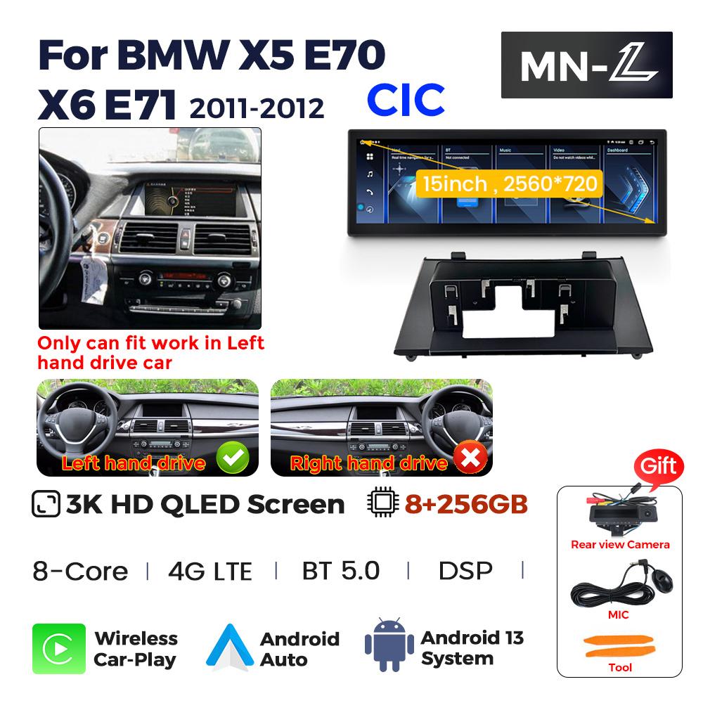 15-дюймовий екран 3K Android Все в одному Для android bmw e70 x5 bmw x6 e71 Автомобільний радіо Мультимедійний плеєр для Carplay Android Auto BT 4G
15-дюймовий екран 3K Android Все в одному Для android bmw e70 x5 bmw x6 e71 Автомобільний радіо Мультимедійний плеєр для Carplay Android Auto BT 4G
