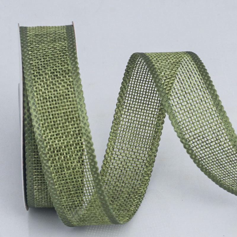 Имитация пеньковой нити для шитья Волнистый край Пеньковая ткань Рулонная лента Ручная работа Упаковка для подарков Свадебная сумка с бантом Декоративная лента Поделки из лент Изготовление лент 2.5cm*10 Yards