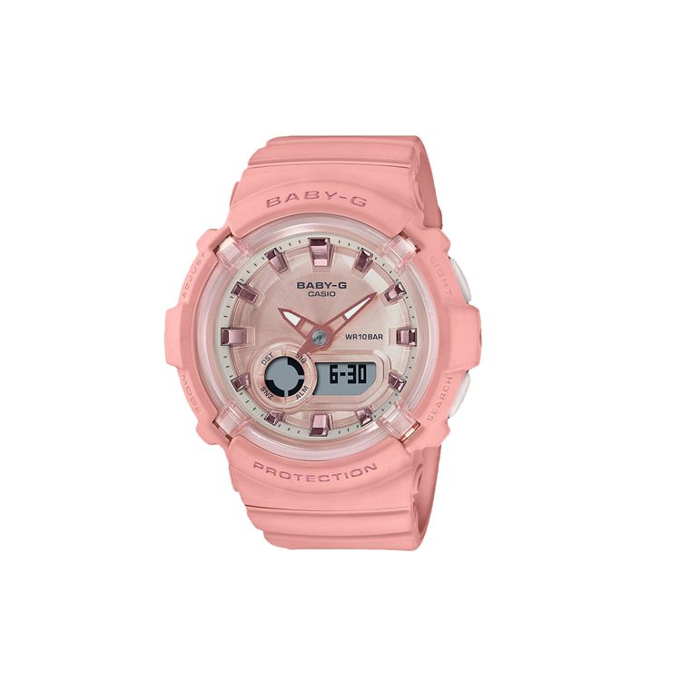 Casio Baby-G Series Sports World Time Stopwatch Automatic Calendar Waterproof Quartz Movement Women Watches Pink BGA-280-4APR-PERSON Regular Watch Box,Coral Pink Watch Dial
Casio Baby-G Series Sports World Time Stopwatch Automatic Calendar Waterproof Quartz Movement Women Watches Pink BGA-280-4APR-PERSON Regular Watch Box,Coral Pink Watch Dial