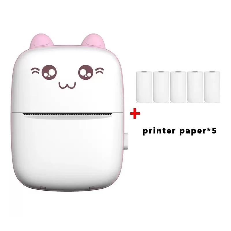 Portable Thermal Printer MINI Wirelessly BT 203dpi Photo Label Memo Wrong Question Printing With USB Cable Imprimante Portable
Portable Thermal Printer MINI Wirelessly BT 203dpi Photo Label Memo Wrong Question Printing With USB Cable Imprimante Portable