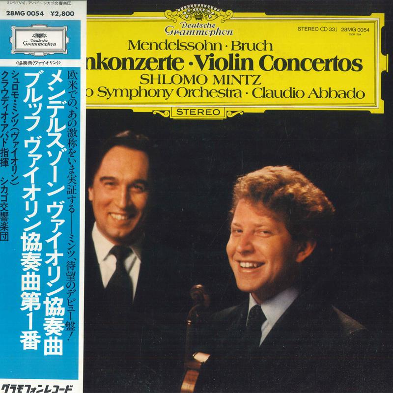 LP Record SHLOMO MINTZ CLAUDIO ABBADO CHICA Mendelssohn Bruch Violin Concert 28MG0054 DEUTSCHE GRAMM Japan Obi Classical Used
LP Record SHLOMO MINTZ CLAUDIO ABBADO CHICA Mendelssohn Bruch Violin Concert 28MG0054 DEUTSCHE GRAMM Japan Obi Classical Used