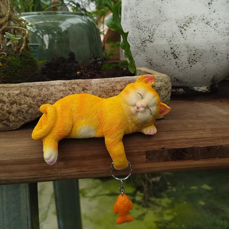 Sleeping Cat Garden Statue Animal Sculpture Home Patio Backyard Resin Kitty Figurine Kitten Figure
Sleeping Cat Garden Statue Animal Sculpture Home Patio Backyard Resin Kitty Figurine Kitten Figure